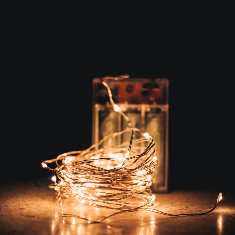 Warm LED String Lights 10m