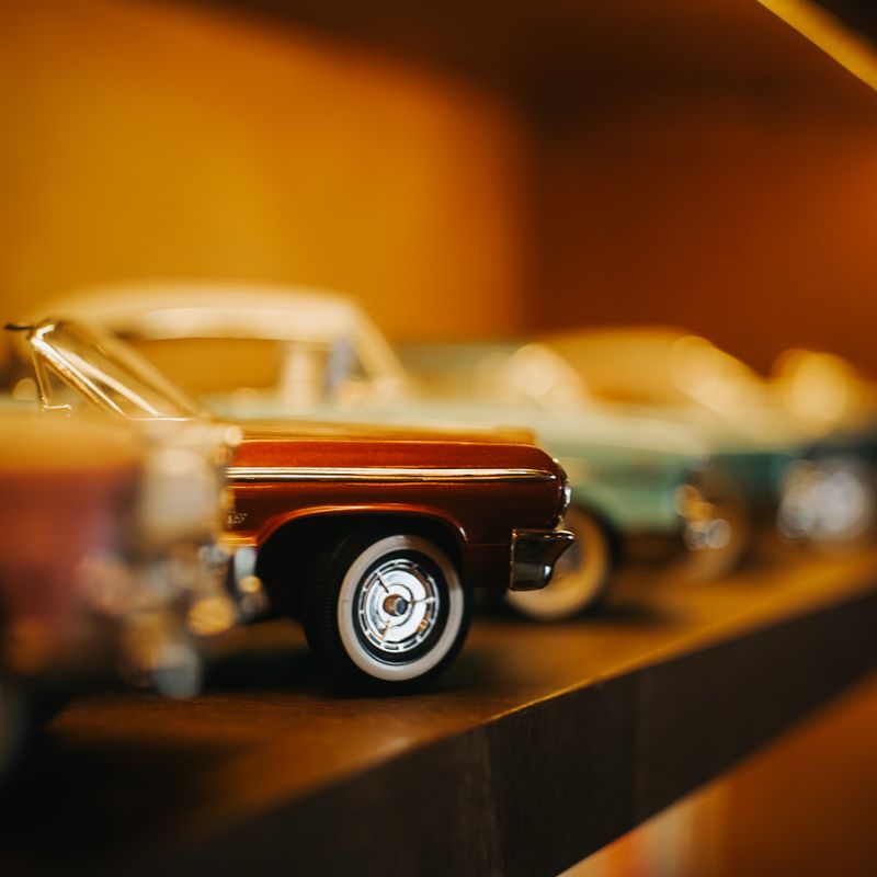 Die-cast Classic Car Model